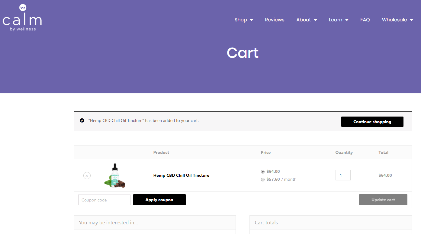 Calm by Wellness Reviews 30 Off Coupon Code CBDNerds